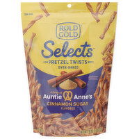 Rold Gold Selects Pretzel Twists, Cinnamon Sugar Flavored, Auntie Anne's, Oven-Baked, 16 Ounce
