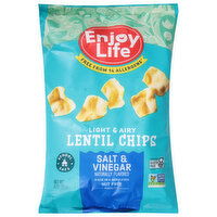 Enjoy Life Lentil Chips, Salt & Vinegar, Light & Airy, 4 Ounce