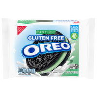 Oreo Chocolate Sandwich Cookies, Gluten Free, Gluten Free, Mint Flavor Creme, 12.47 Ounce