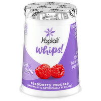 Yoplait Whips! Reduced Fat Light & Fluffy Raspberry Yogurt Mousse, 4 Ounce