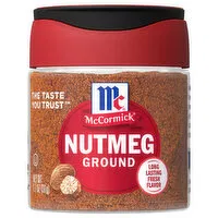 McCormick Ground Nutmeg, 1.1 Ounce