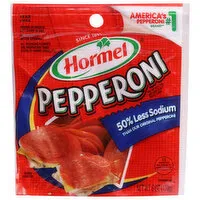 Hormel Pepperoni, 50% Less Sodium, 6 Ounce