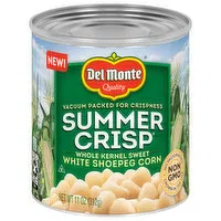 Del Monte Summer Crisp Corn White Shoepeg, 11 Ounce