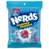 Nerds Candy, Gummy Clusters, Very Berry, 5 Ounce