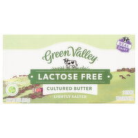 Green Valley Cultured Butter, Lactose Free, Lightly Salted, 2 Each