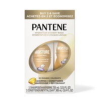 Pantene Daily Moisture Renewal 72 HR Lush Moisture Shampoo & Conditioner DUAL PACK, 1 Each