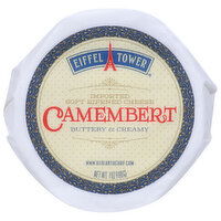 Eiffel Tower Camembert Cheese, Buttery & Creamy, 7 Ounce