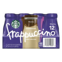 Starbucks Frappuccino Mocha Coffee Drink, 12 Each