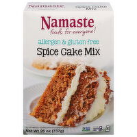 Namaste Cake Mix, Spice, 26 Ounce