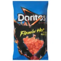 Doritos Tortilla Chips, Flamin' Hot Cool Ranch, 9.25 Ounce