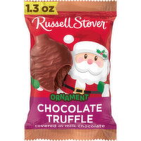 Russell Stover Christmas Christmas Milk Chocolate Chocolate Truffle Ornament, 1.3 Ounce