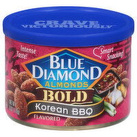 Blue Diamond Almonds, Korean BBQ Flavored, Bold, 6 Ounce