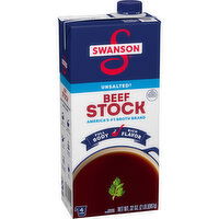 Swanson® Unsalted Beef Stock, 32 Ounce