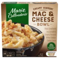 Marie Callender's Creamy Vermont Mac & Cheese Bowl Frozen Meal, 13 Ounce