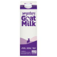 Meyenberg Goat Milk, Vitamin D, Ultra Pasteurized, 1 Quart