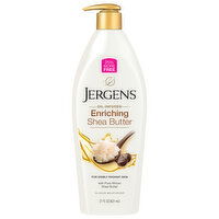 Jergens Moisturizer, Enriching, Shea Butter, Oil-Infused, 21 Fluid ounce