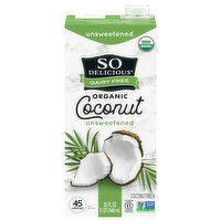 So Delicious Dairy Free Organic Unsweetened Coconutmilk, 32 Fluid ounce