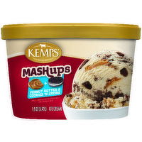 Kemps MashUps Peanut Butter & Cookies N Cream Ice Cream, 1.5 Quart