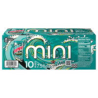 Mtn Dew Soda, Baja Blast, Mini, 10 Each