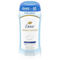 Dove Advanced Care Antiperspirant Deodorant, Original Clean, Twin Pack, 2 Each