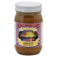 East Wind Nut Butters Almond Butter, Smooth, No Salt, 16 Ounce