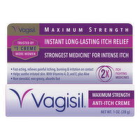 Vagisil Anti-Itch Creme, Maximum Strength, 1 Ounce