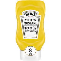 Heinz 100% Natural Yellow Mustard, 8 Ounce