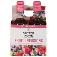 Sutter Home Fruit Infusions, Wild Berry, 4 Each