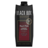 Black Box Cabernet Sauvignon Deep and Dark Red Wine 500ml Tetra, 500 Millilitre