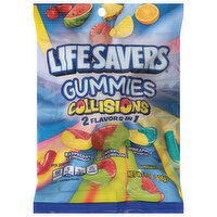 Life Savers Collisions Gummies, Raspberry Lemonade/Cherry Watermelon/Pineapple Punch, 7 Ounce