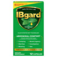 IBgard Abdominal Comfort, Capsules, with Peppermint Oil, 12 Each