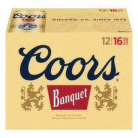 Coors Beer, Banquet, 12 Each