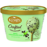 Kemps Crafted Collection Crafted Collection Mint Chocolate Chip Ice Cream, 1.5 Quart
