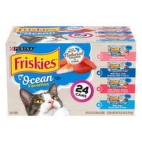 Friskies Ocean Favorites Cat Food, Assorted, 24 Each