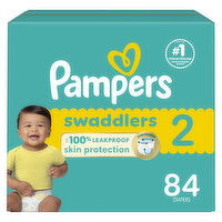 Pampers Swaddlers Swaddlers Diaper Size 2 84 Count, 84 Each