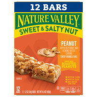 Nature Valley Granola Bars, Chewy, Sweet & Salty Nut, Peanut, 12 Each