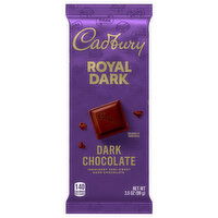 Cadbury Dark Chocolate, Royal Dark, 3.5 Ounce