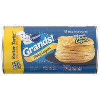 Pillsbury Grands! Biscuits, Butter Tastin', Flaky Layers, 8 Each