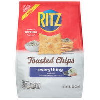 Ritz Toasted Chips, Everything, 8.1 Ounce