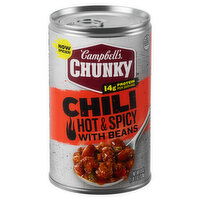 Campbell's® Chunky® Hot & Spicy Chili with Beans, 19 Ounce