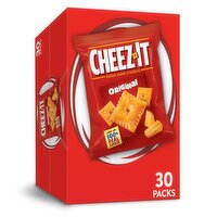 Cheez-It Cheese Crackers, Original, Single Serve, 30 Ounce