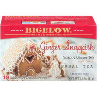 Bigelow Ginger Snappish Herbal Tea, 1.48 Ounce