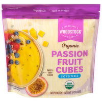 Woodstock Organic Unsweetened Passion Fruit Cubes, 10 Ounce
