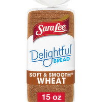 Sara Lee Delightful Soft & Smooth Wheat Whole Wheat Bread Bread, 15 oz, 15 Ounce