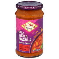 Patak's Simmer Sauce, Spicy Tikka Masala, Hot, 15 Ounce