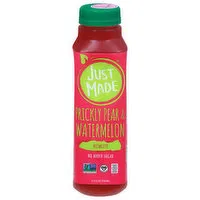 Just Made Fruit & Vegetable Drinks, Prickly Pear & Watermelon, Vitality, 11.8 Fluid ounce