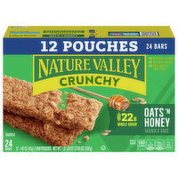 Nature Valley Granola Bars, Oats 'n Honey, Crunchy, 12 Each