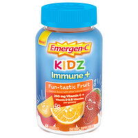 Emergen-C Immune+, Kidz, Gummies, Fun-tastic Fruit, 44 Each