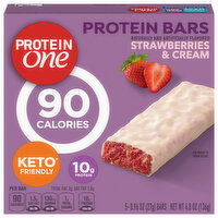 Protein One Protein Bars, Strawberries & Cream, 5 Each