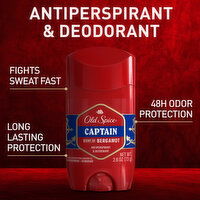 Old Spice Red Collection Antiperspirant & Deodorant for men, Captain, 2.6 Ounce